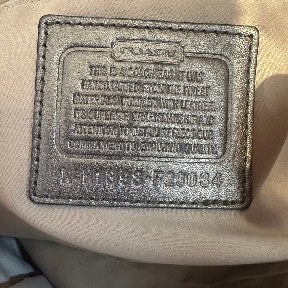 Coach Gray Patterned Tote Bag - Picture 14 of 14